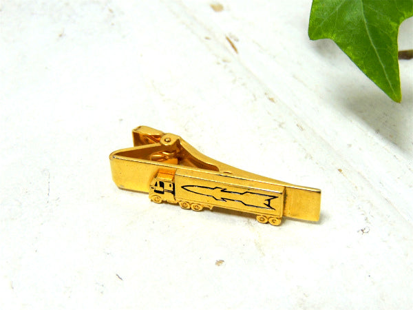 危険なトラック　ヴィンテージ　ミサイル&トレーラーモチーフ　タイピン　USA