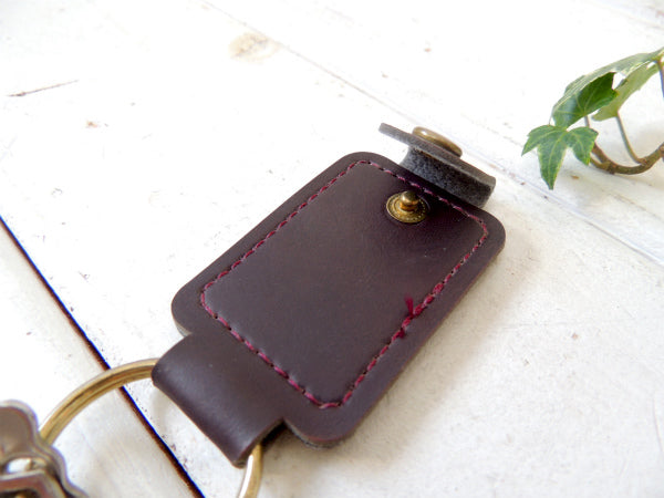 NTC・クライスラー ヴィンテージ・アメ車・アドバタイジング・キーホルダー・古鍵2本付き