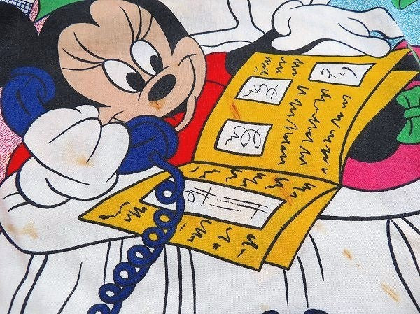 【ミニーマウス】USA!ウォルトディズニー・ボックスタイプ・ヴィンテージ・ユーズドシーツ