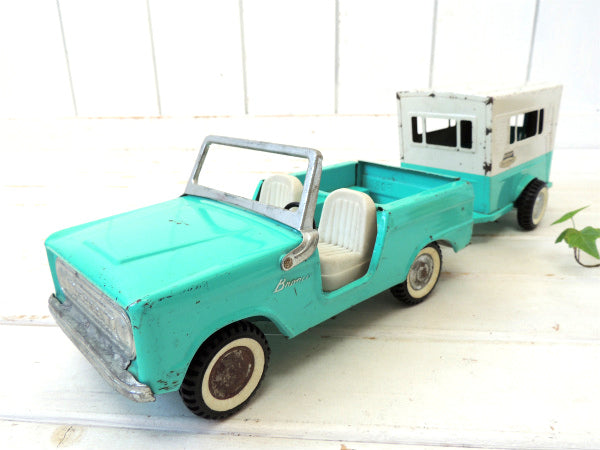 【NYLINT・FORD】1960s~フォード・ブロンコ&トレーラー・ヴィンテージ・ブリキ自動車