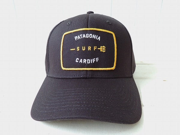 【Patagonia】パタゴニア・カーディフ限定・ラジャーザットハット&ステッカー1枚/ブラック