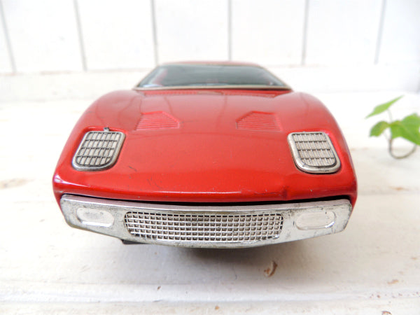 バンダイ FORD フォードGT 1970's ヴィンテージ ブリキ自動車 TOY スポーツカー MADE IN JAPAN