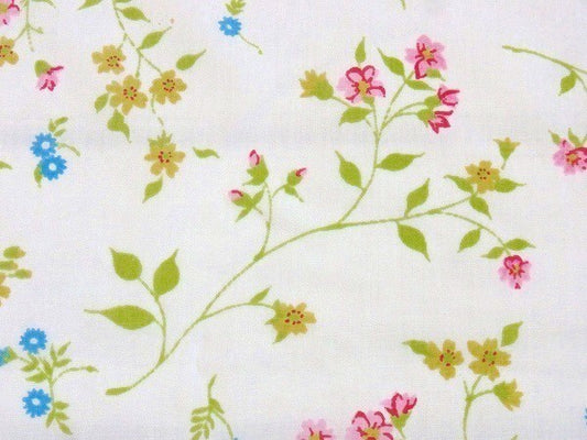 小花柄・ヴィンテージ・ユーズドシーツ(ボックスタイプ) USA