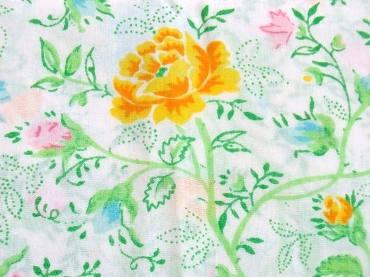 【J.C.Penny】花柄・ヴィンテージ・ピロケース/枕カバー　USA