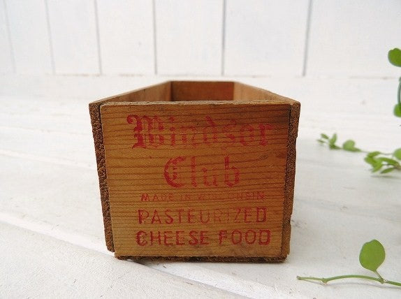 【Windsor Club】USA!木製・アンティーク・チーズボックス/木箱/ウッドボックス