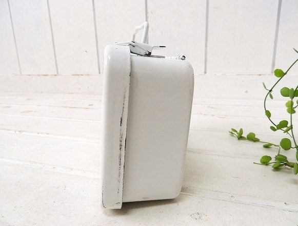 USA!アリゾナパブリックサービス・メタル製・白色・ヴィンテージ・救急箱/ファーストエイド