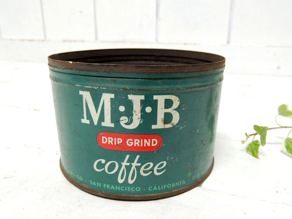 【MJB・サンフランシスコ・カリフォルニア】ブリキ製・ヴィンテージ・コーヒー缶/ティン缶