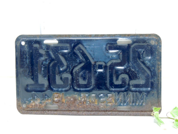 1944’s・ミネソタ州・25-631・ヴィンテージ・ナンバープレート・アメ車・カーライセンス・US