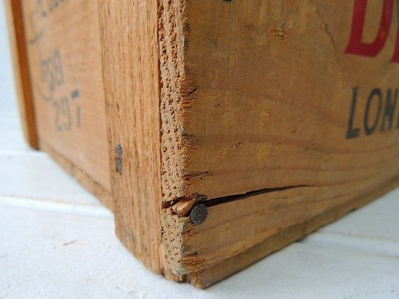 【BEEFEATER】イギリス・ビーフィーター・ドライジンのヴィンテージ・ウッドボックス/木箱