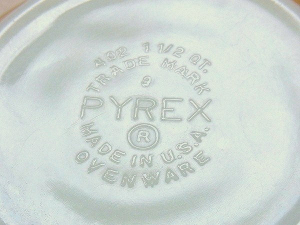 【PYREX】パイレックス・ベージュ・レインボーストライプ・ボウル(M)