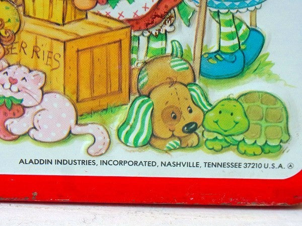 【ストロベリーショートケーキ】80’s・アラジン・ティン製・ヴィンテージ・ランチボックス　USA