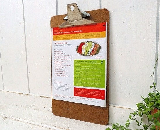 【Buill PRODUCTS】ロングタイプ・ヴィンテージ・クリップボード/バインダー