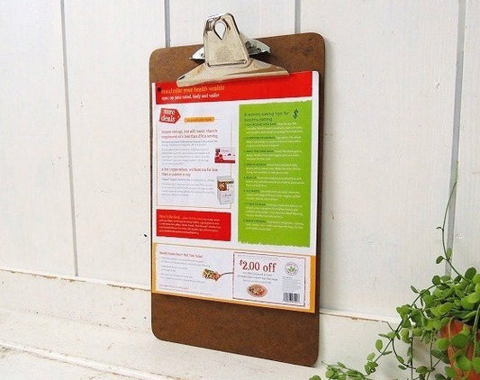 【Buill PRODUCTS】ロングタイプのヴィンテージ・バインダー/クリップボード