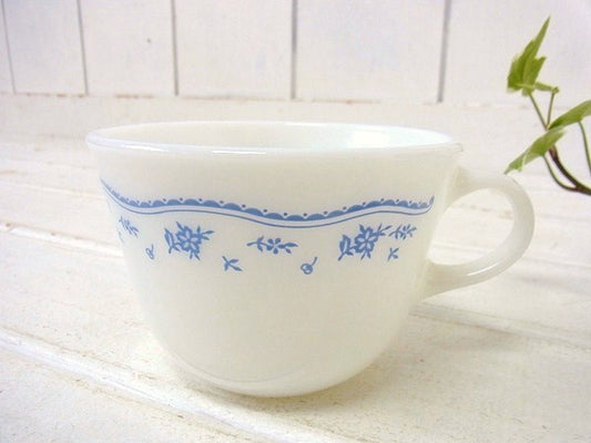 【CORNING】オールドパイレックス・モーニングブルー・ティーカップ/マグカップ USA