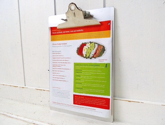 【SAUNDERS】アルミ製・クリップボード/バインダー USA