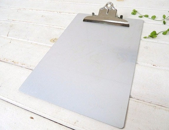 【SAUNDERS】アルミ製・クリップボード/バインダー USA