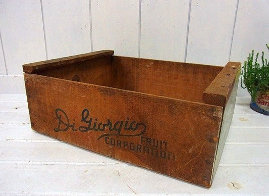 【Di Giorgio】フルーツ・木製・ヴィンテージ・ウッドボックス/木箱　USA