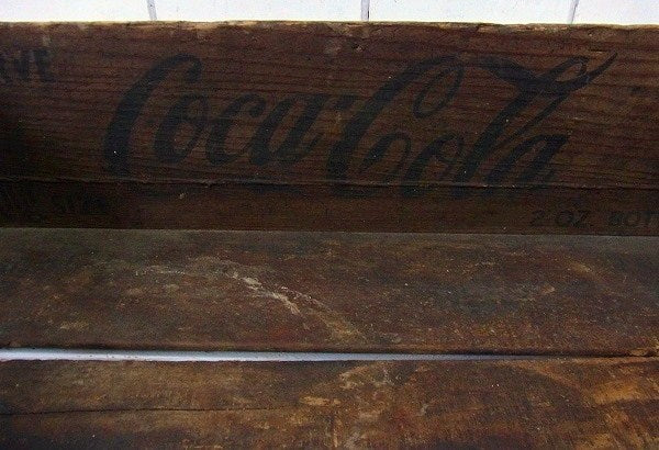 【Coca-Cola】コカコーラ・木製・ヴィンテージ・ウッドボックス/木箱　USA