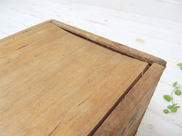 【KINGSFORD'S】コーンスターチ・組み木・フタ付きアンティーク・ウッドボックス/木箱 USA