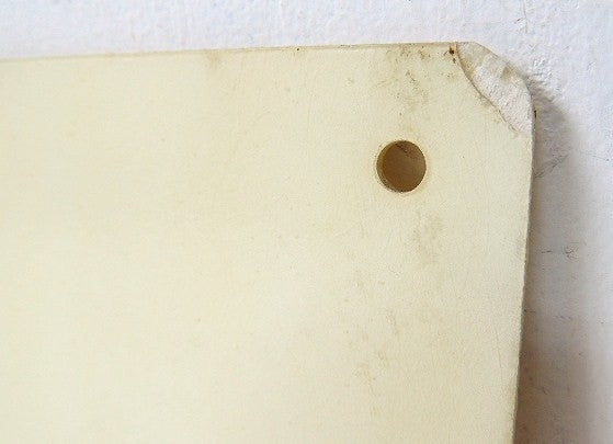 【NO SMOKING】グラスファイバー製・ヴィンテージ・サイン/サインプレート/看板 USA