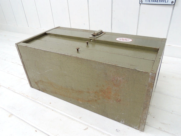 【PARK】カーキ色・3段式・ビンテージ・ツールボックス/ツールケース/工具箱 USA