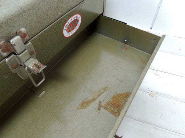 【PARK】カーキ色・3段式・ビンテージ・ツールボックス/ツールケース/工具箱 USA