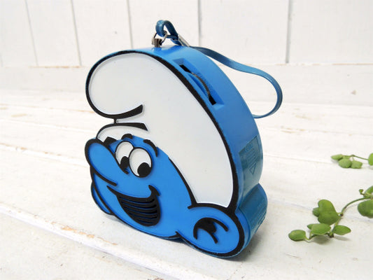 スマーフ SMARF・キャラクター・ストラップ付き・電池式・80's ヴィンテージ・ラジオ