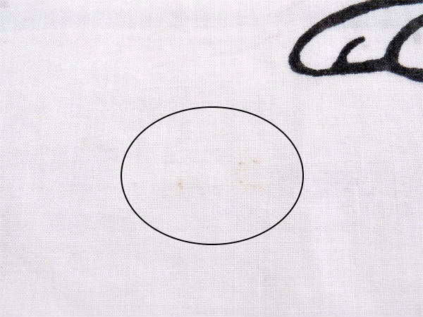 【スヌーピー】ピーナッツの仲間・スポーツ柄・ヴィンテージ・USEDフラットシーツ(1/2) USA