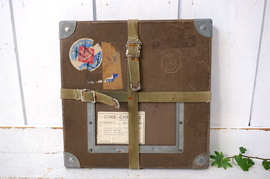 GOLDBERG BROS ラベル付 映写機 70s ビンテージ フィルムケース リールケース US