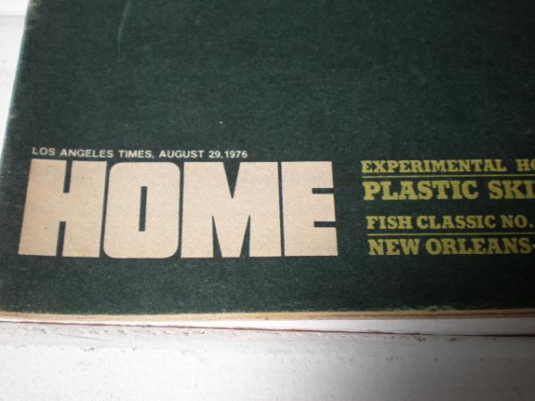 USA・70’s・ヴィンテージ雑誌・HOME・1976年・LOS　ANGELES　TIMES