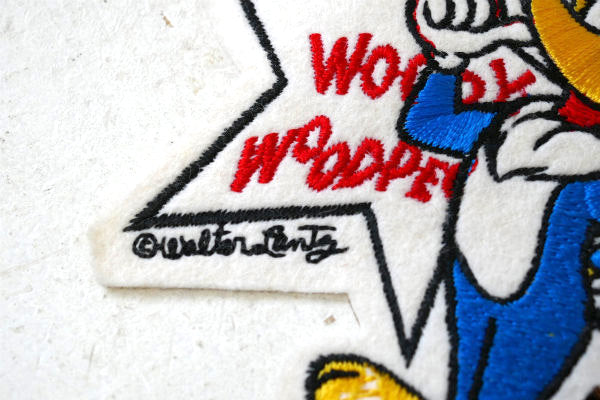 ウッディー・ウッドペッカー キャラクター ヴィンテージ・刺繍・ワッペン ウォルター・ランツ