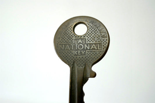 NATIONAL KEY ナショナル 鍵 OLD アメリカンビンテージ key・キー 真鍮製