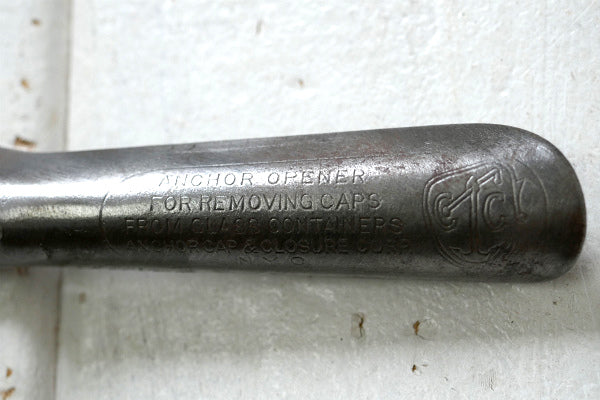 ANCHOR アンカー NYC ヴィンテージ OLD ボトルオープナー 栓抜き アドバタイジング