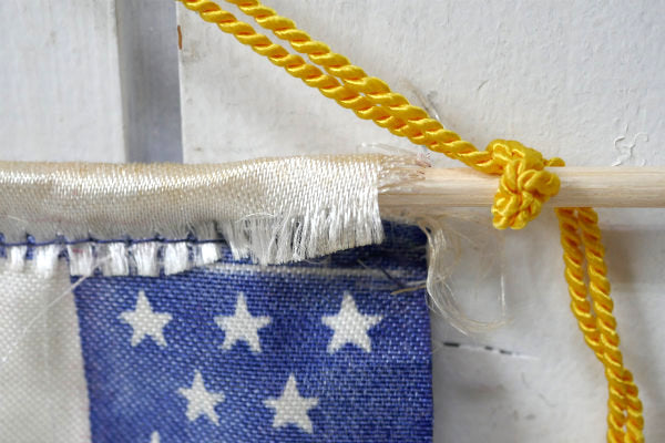 GOD BLESS AMERICA 旗・ヴィンテージ・バナー フラッグ・星条旗・タペストリー