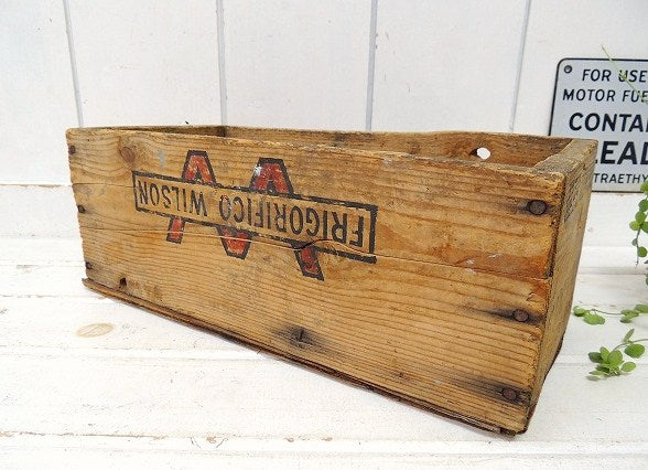 【WILSON'S】コンビーフ・ヴィンテージ・ウッドボックス/木箱 USA