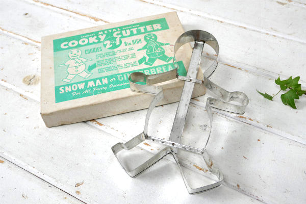 COOKY CUTTER ジンジャーブレッドマン・箱付き・ヴィンテージ・クッキーカッター・菓子型