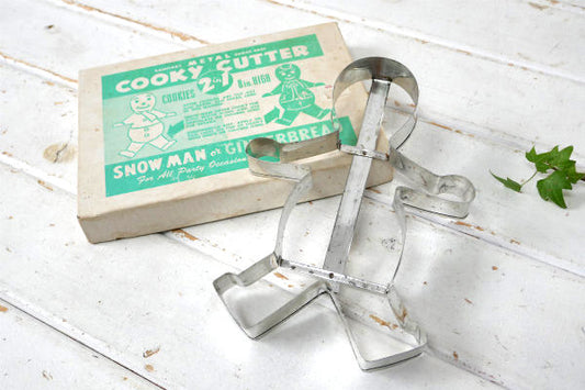 COOKY CUTTER ジンジャーブレッドマン・箱付き・ヴィンテージ・クッキーカッター・菓子型