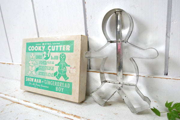 COOKY CUTTER ジンジャーブレッドマン・箱付き・ヴィンテージ・クッキーカッター・菓子型