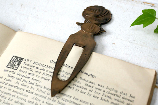 1933 シカゴ連邦ビル アドバタイジング アンティーク ペーパーナイフ 栞 レターオープナー US