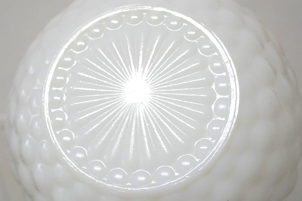 アンカーホッキング バブル・ホワイト・ミルクガラス・ヴィンテージ・サービングボウル・ボウル・食器