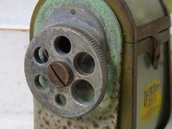 【Dexter】セルロイド製・ヴィンテージ・ペンシルシャープナー/鉛筆削り USA