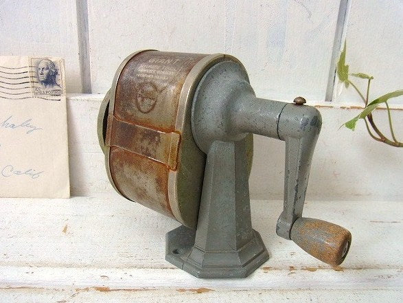 【APSCO GIANT】アンティーク・ペンシルシャープナー/鉛筆削り　USA