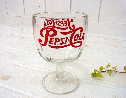 【PEPSI-COLA】ペプシコーラ・ヴィンテージ・パフェグラス/サンデーグラス USA