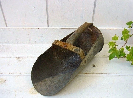 ブリキ製・アンティーク・スクープ/スコップ/ガーデンツール　USA