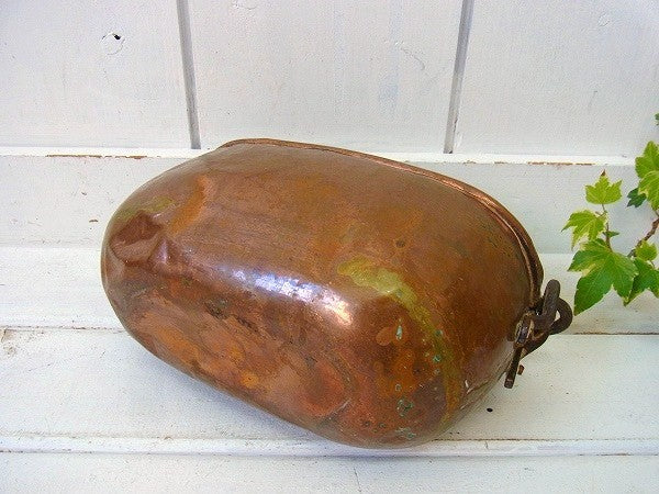 古い銅製のアンティーク・容器/鍋　USA