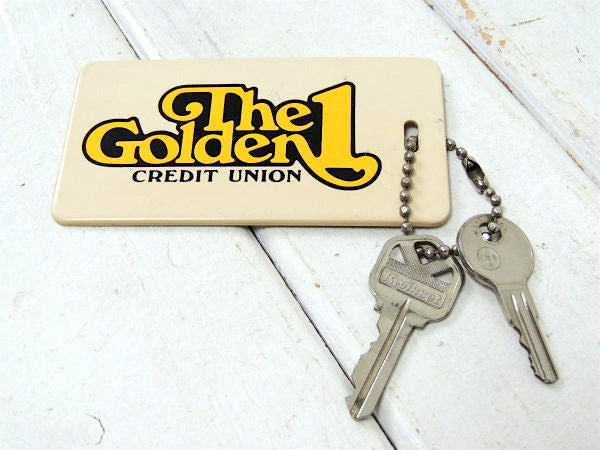 【The Golden1・UNION・名札ケース】アドバタイジング・キーホルダー&鍵付き
