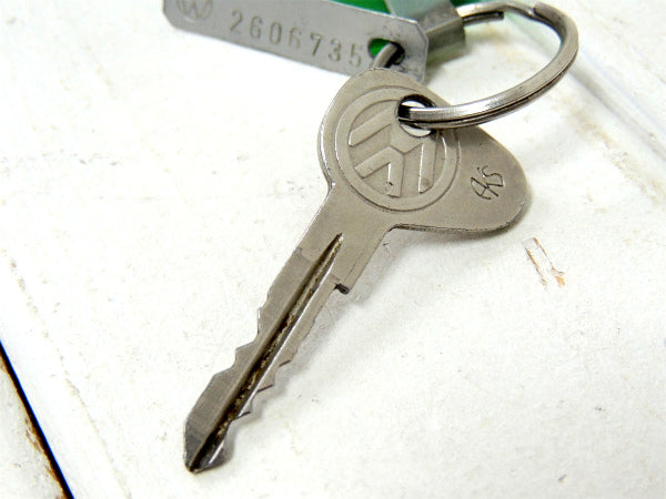 【フォルクスワーゲン・VW・鍵・キー】ヴィンテージ・アドバタイジング・キーホルダー・・鍵1本付き