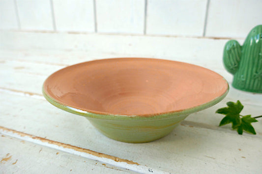 MOB ポッタリー 陶器 60s ビンテージ ボウル チップス&スープボウル 皿 食器 US 1点物