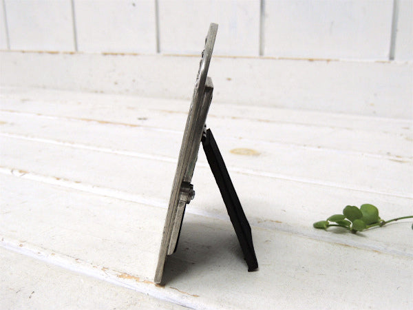 【くまのプーさん】ディズニー・ピューター製・ヴィンテージ・卓上フォトフレーム/写真立て USA