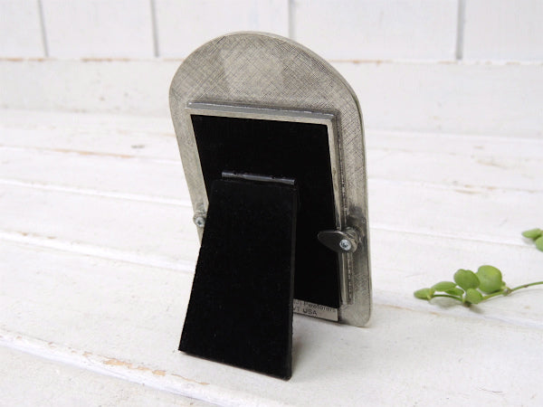 【くまのプーさん】ディズニー・ピューター製・ヴィンテージ・卓上フォトフレーム/写真立て USA